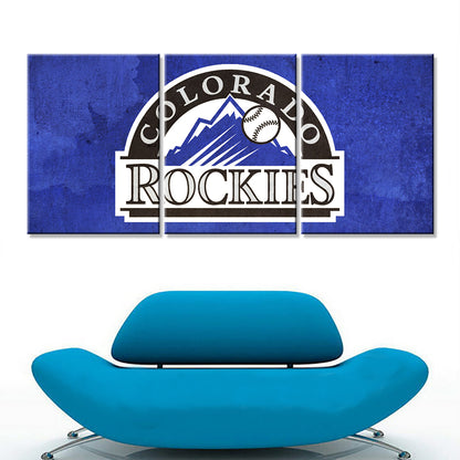 Baseball Wall Art - BB5026 - Colorado Rockies - Baseball Poster - Baseball Canvas