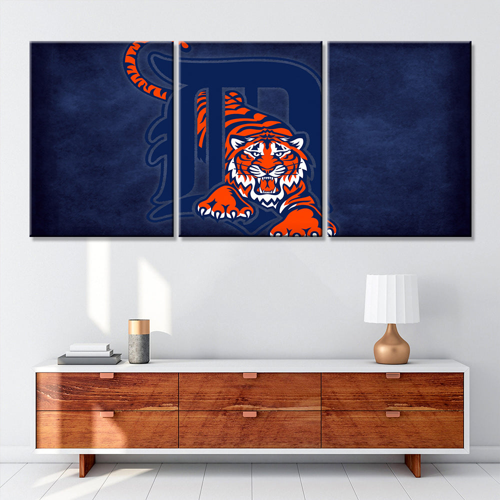 Baseball Wall Art - BB5027 - Detroit Tigers - Baseball Poster - Baseball Canvas