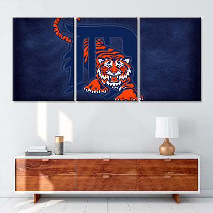 Baseball Wall Art - BB5027 - Detroit Tigers - Baseball Poster - Baseball Canvas