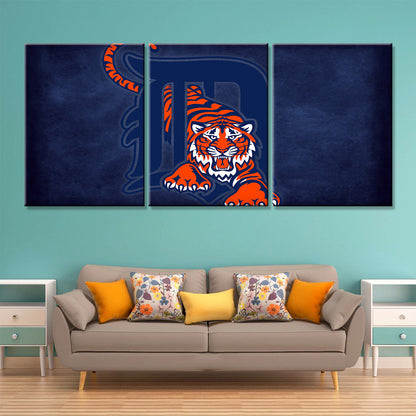 Baseball Wall Art - BB5027 - Detroit Tigers - Baseball Poster - Baseball Canvas