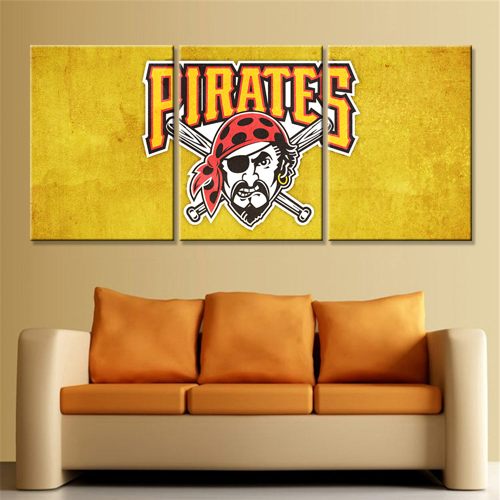 Baseball Wall Art - BB5031 - Pittsburgh Pirates - Baseball Poster - Baseball Canvas