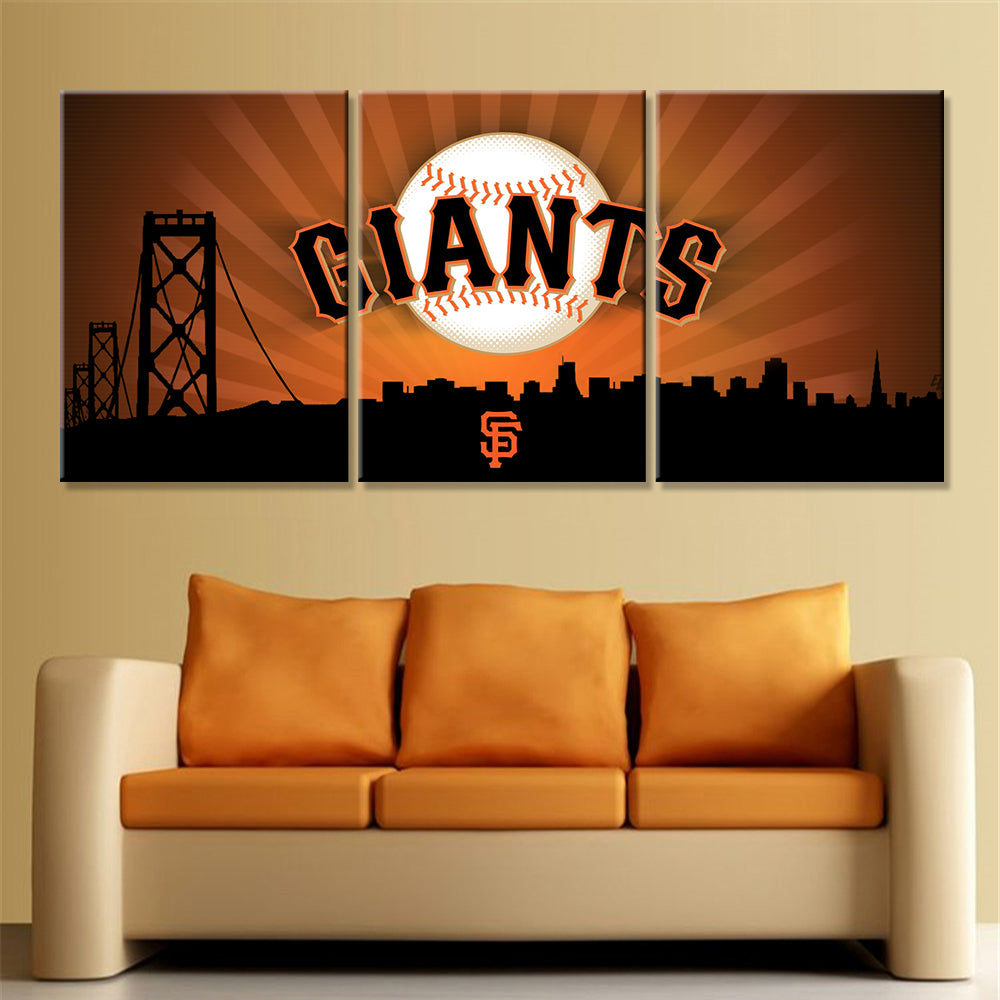 Baseball Wall Art - BB5033 - San Francisco Giants - Baseball Poster - Baseball Canvas
