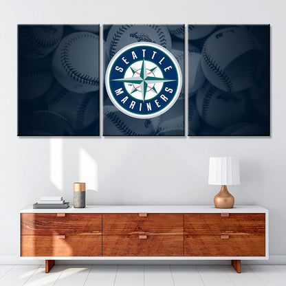 Baseball Canvas Wall Art - BB5034 - Seattle Mariners