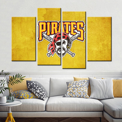 Baseball Wall Art - BB5031 - Pittsburgh Pirates - Baseball Poster - Baseball Canvas