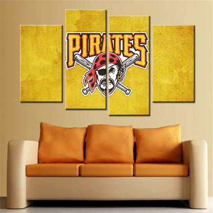 Baseball Wall Art - BB5031 - Pittsburgh Pirates - Baseball Poster - Baseball Canvas