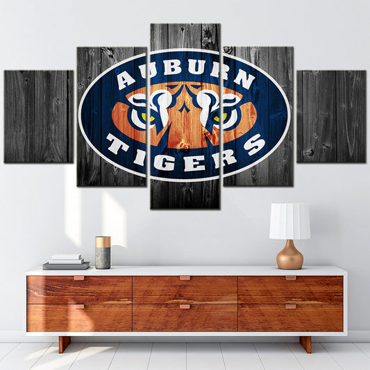Baseball - 5 Pieces Wall Art - BB5001 - Auburn Tigers Baseball - Baseball Poster - Baseball Canvas