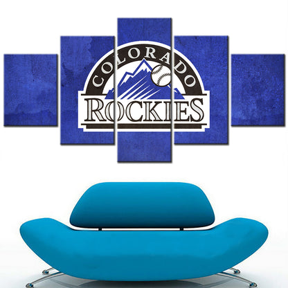 Baseball Wall Art - BB5026 - Colorado Rockies - Baseball Poster - Baseball Canvas