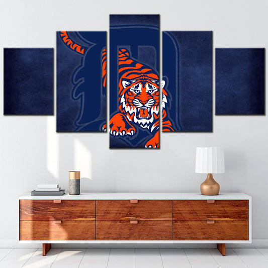 Baseball Wall Art - BB5027 - Detroit Tigers - Baseball Poster - Baseball Canvas