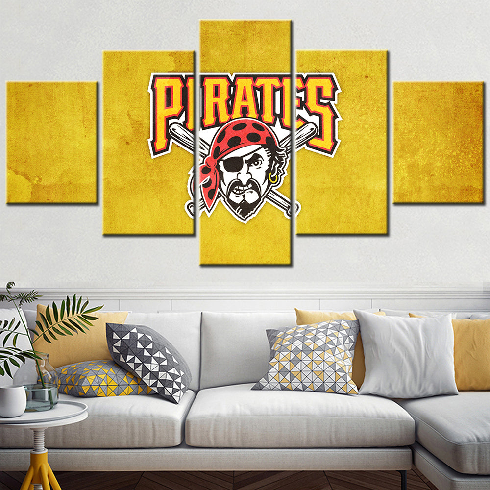 Baseball Wall Art - BB5031 - Pittsburgh Pirates - Baseball Poster - Baseball Canvas