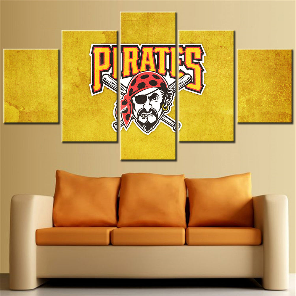 Baseball Wall Art - BB5031 - Pittsburgh Pirates - Baseball Poster - Baseball Canvas