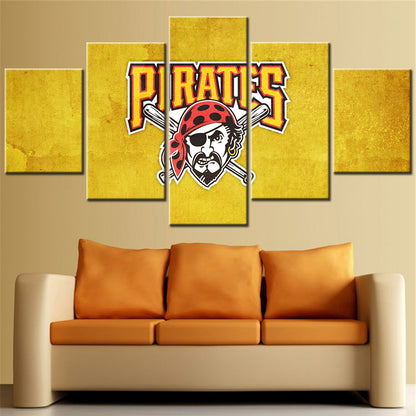 Baseball Wall Art - BB5031 - Pittsburgh Pirates - Baseball Poster - Baseball Canvas