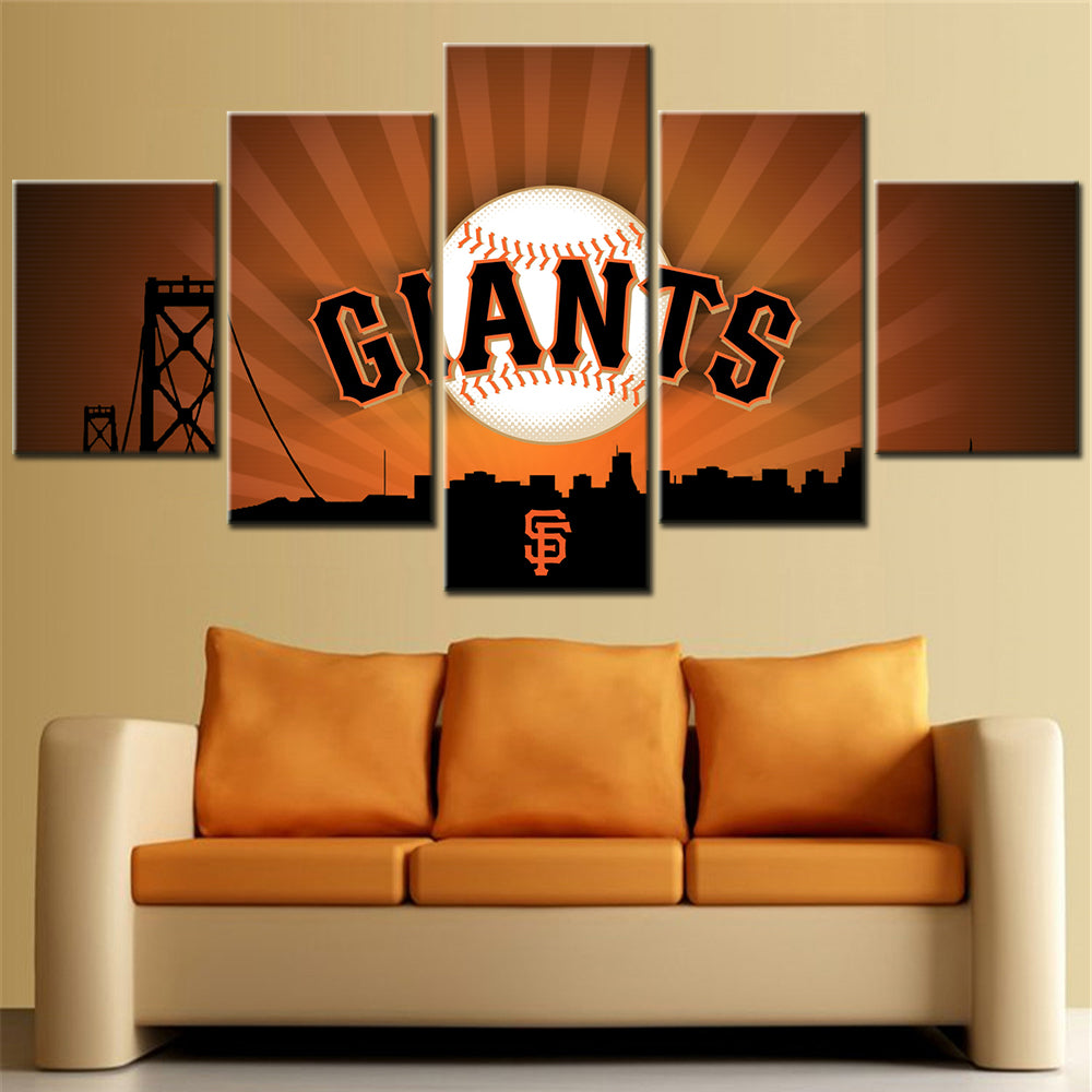 Baseball Wall Art - BB5033 - San Francisco Giants - Baseball Poster - Baseball Canvas