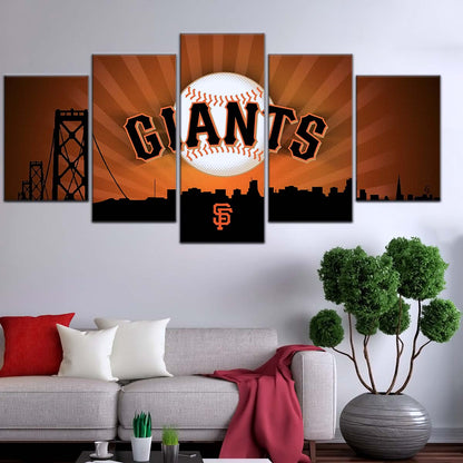 Baseball Wall Art - BB5037 - San Francisco Giants Sports - Baseball Poster - Baseball Canvas