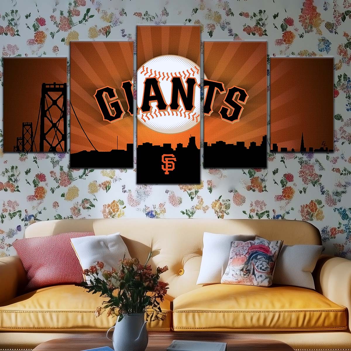 Baseball Wall Art - BB5037 - San Francisco Giants Sports - Baseball Poster - Baseball Canvas