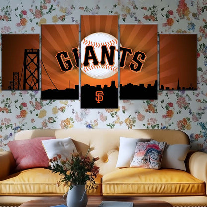 Baseball Wall Art - BB5037 - San Francisco Giants Sports - Baseball Poster - Baseball Canvas