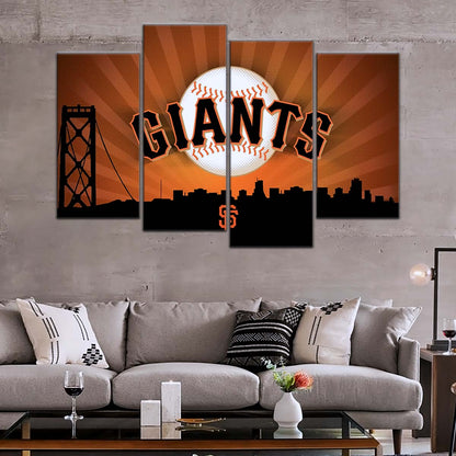 Baseball Wall Art - BB5037 - San Francisco Giants Sports - Baseball Poster - Baseball Canvas