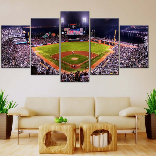 Baseball Wall Art - BB5038 - San Francisco Giants Night Game - Ultimate Sports Vibes - Baseball Poster - Baseball Canvas