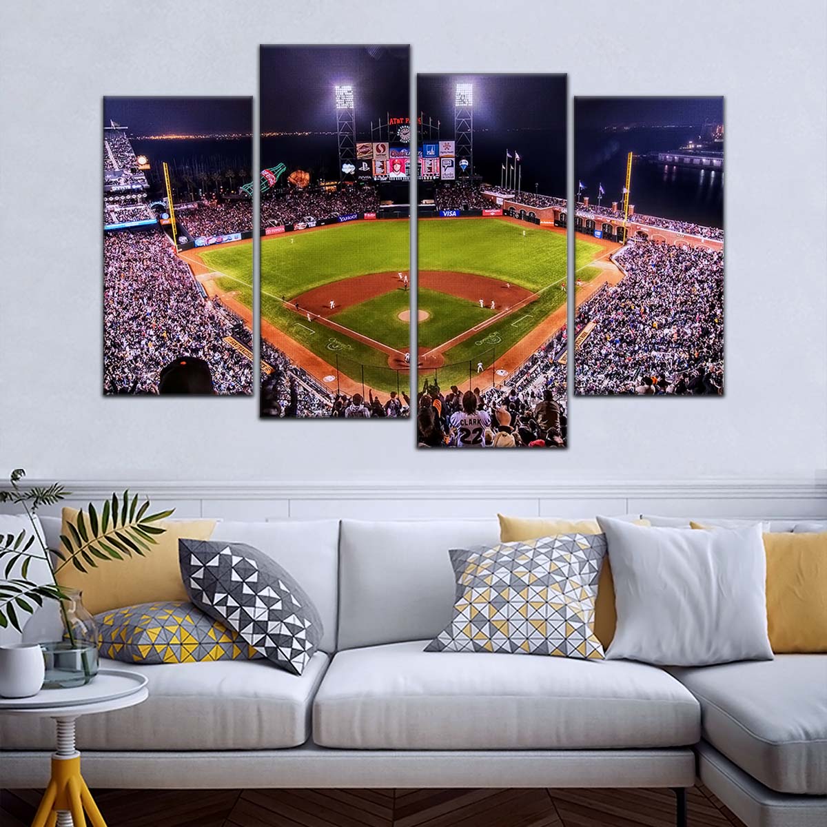Baseball Canvas Wall Art - BB5038 - San Francisco Giants Night Game - Ultimate Sports Vibes