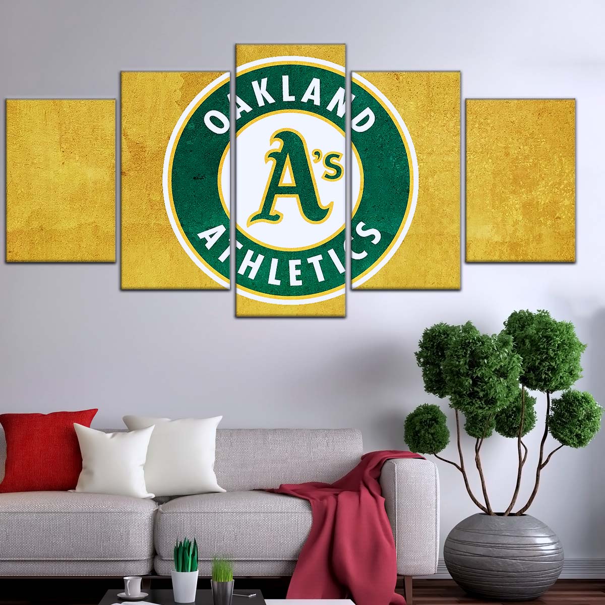 Baseball Wall Art - BB5042 - Oakland Athletics Sports - Baseball Poster - Baseball Canvas