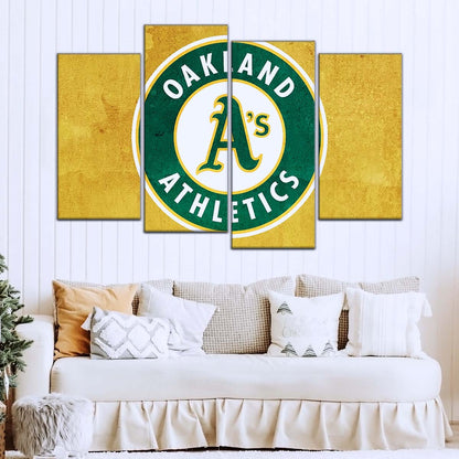 Baseball Wall Art - BB5042 - Oakland Athletics Sports - Baseball Poster - Baseball Canvas
