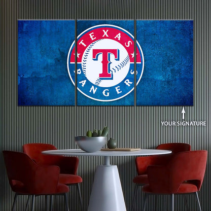 Baseball Wall Art - BB5043 - Texas Rangers Sports - Baseball Poster - Baseball Canvas