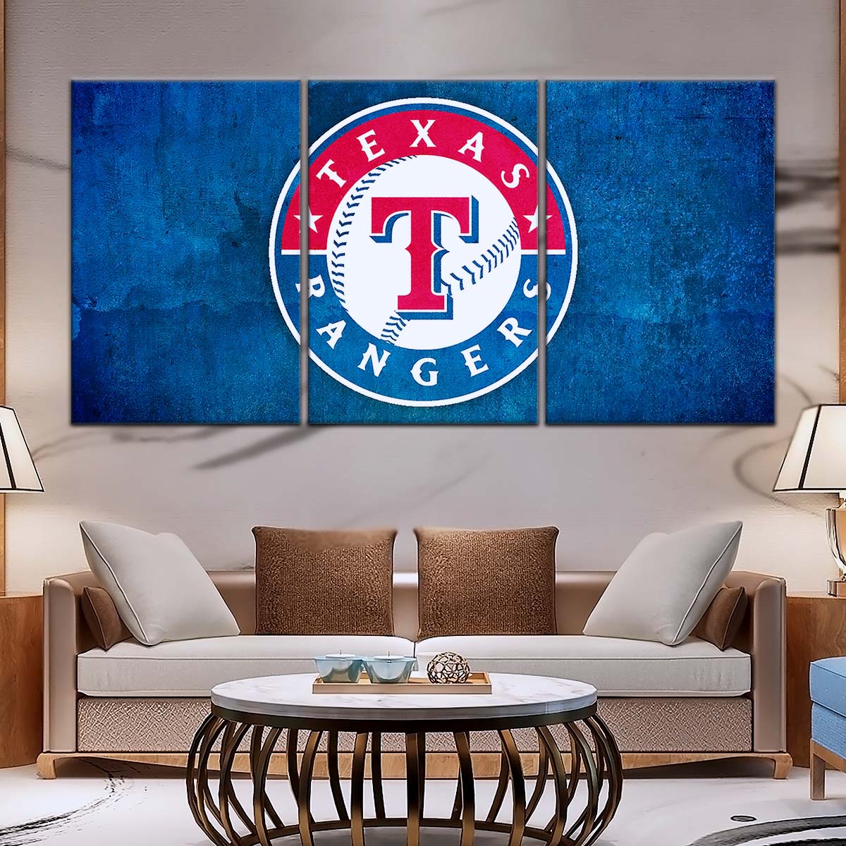 Baseball Wall Art - BB5043 - Texas Rangers Sports - Baseball Poster - Baseball Canvas