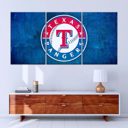 Baseball Canvas Wall Art - BB5043 - Texas Rangers Sports