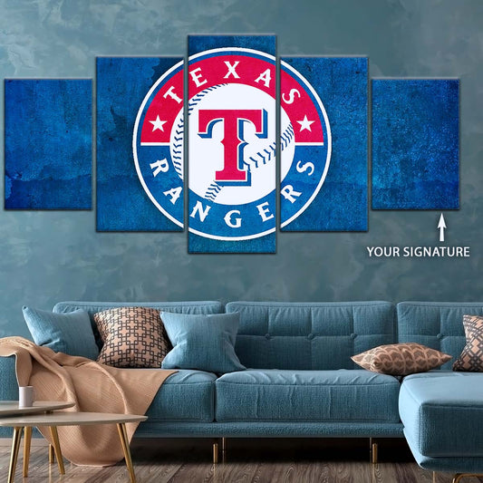 Baseball Wall Art - BB5043 - Texas Rangers Sports - Baseball Poster - Baseball Canvas