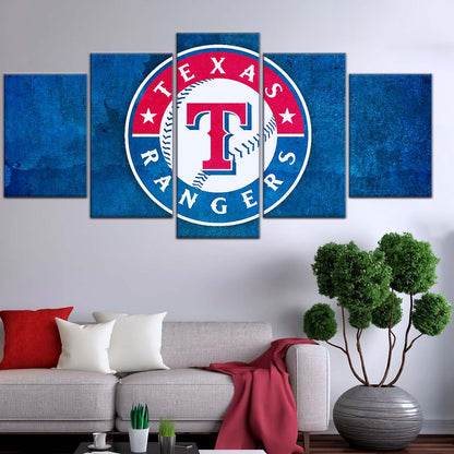 Baseball Wall Art - BB5043 - Texas Rangers Sports - Baseball Poster - Baseball Canvas