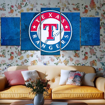 Baseball Wall Art - BB5043 - Texas Rangers Sports - Baseball Poster - Baseball Canvas