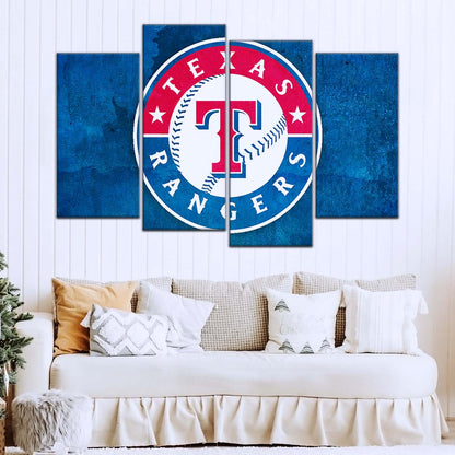 Baseball Wall Art - BB5043 - Texas Rangers Sports - Baseball Poster - Baseball Canvas