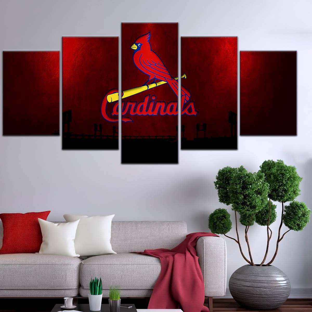 Baseball Wall Art - BB5047 - Cardinals - Baseball Poster - Baseball Canvas