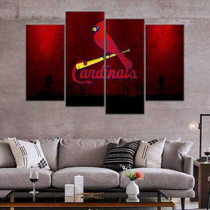 Baseball Canvas Wall Art - BB5047 - Cardinals