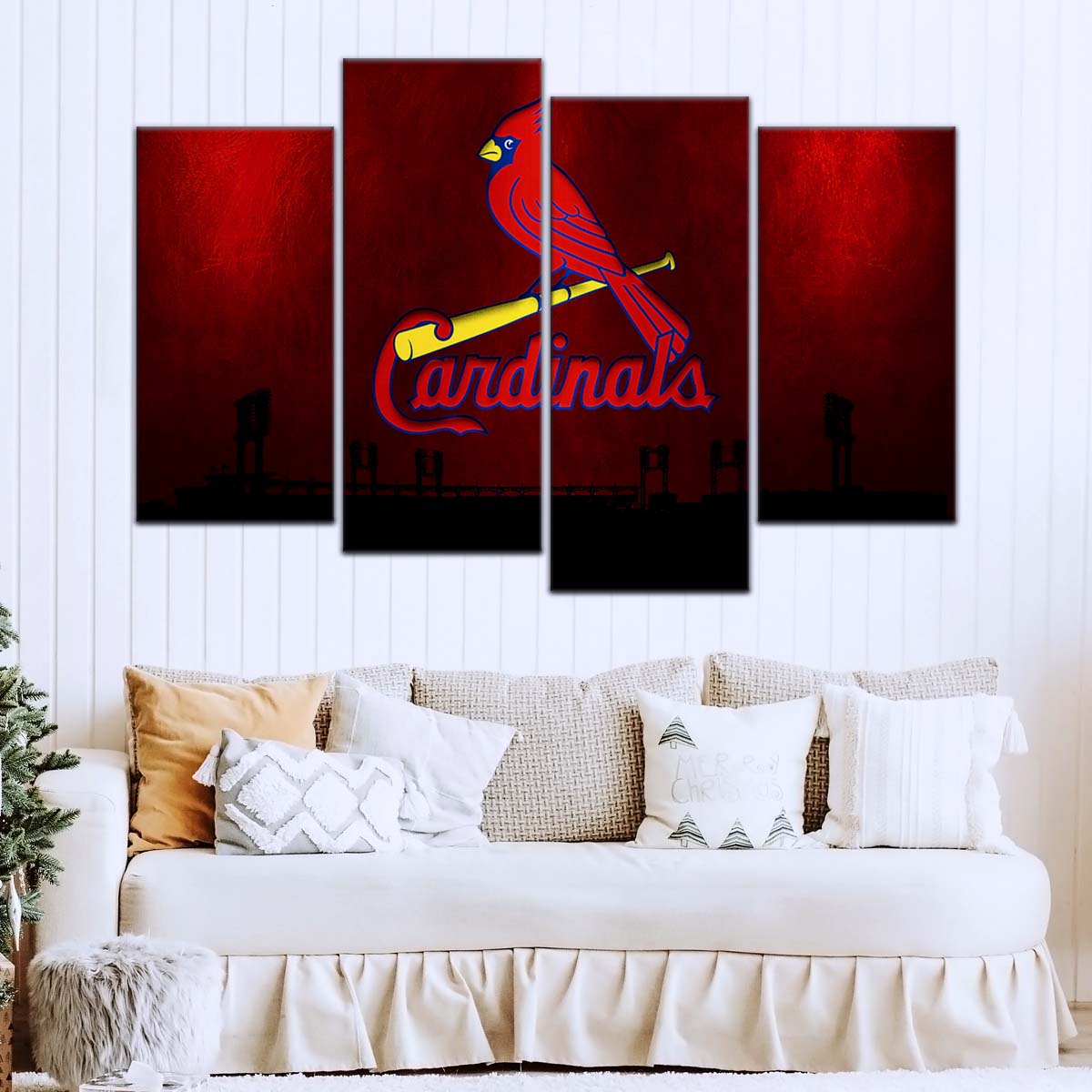 Baseball Canvas Wall Art - BB5047 - Cardinals