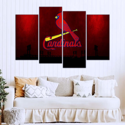 Baseball Canvas Wall Art - BB5047 - Cardinals