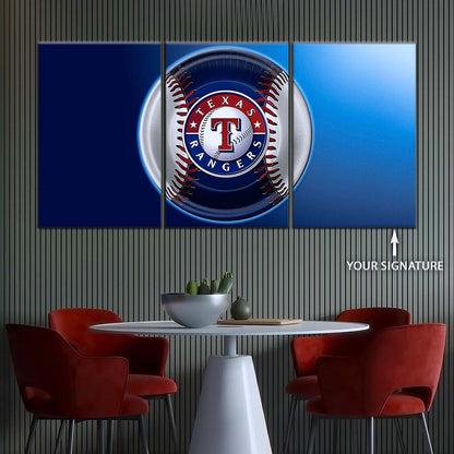 Baseball Canvas Wall Art - BB5048 - Texas Rangers