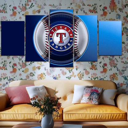 Baseball Wall Art - BB5048 - Texas Rangers - Baseball Poster - Baseball Canvas