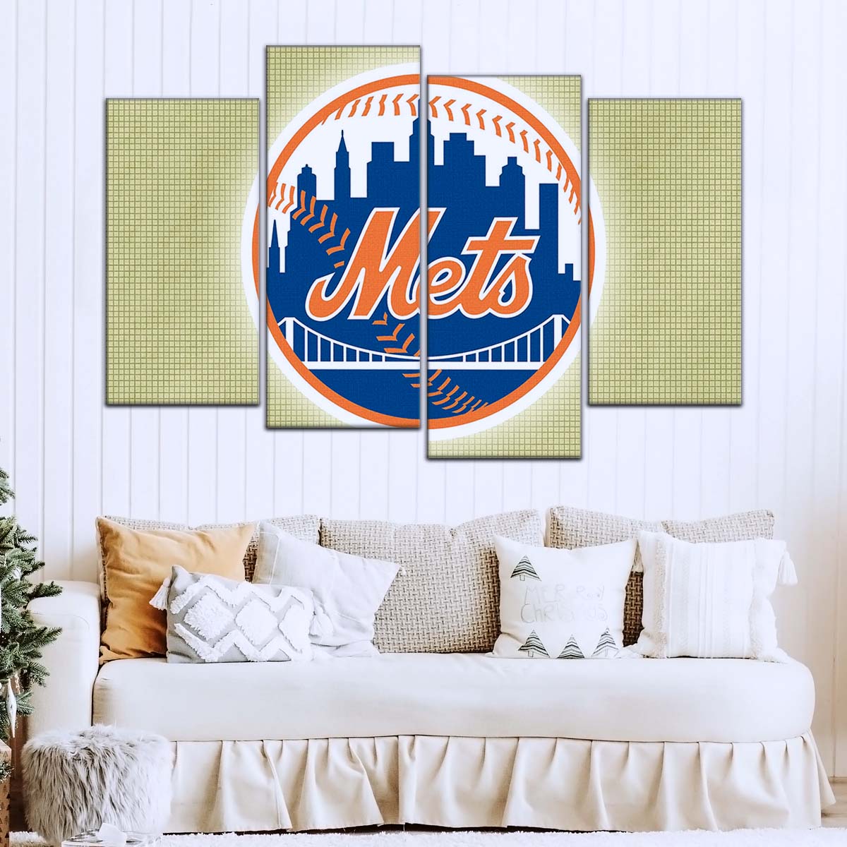 Baseball Wall Art - BB5049 - New York Mets - Baseball Poster - Baseball Canvas
