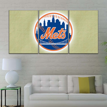Baseball Wall Art - BB5049 - New York Mets - Baseball Poster - Baseball Canvas