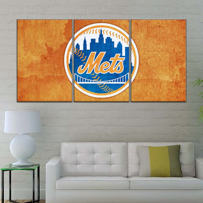 Baseball Wall Art - BB5050 - New York Mets - Baseball Poster - Baseball Canvas