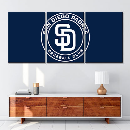 Baseball Wall Art - BB5032 - San Diego Padres - Baseball Poster - Baseball Canvas