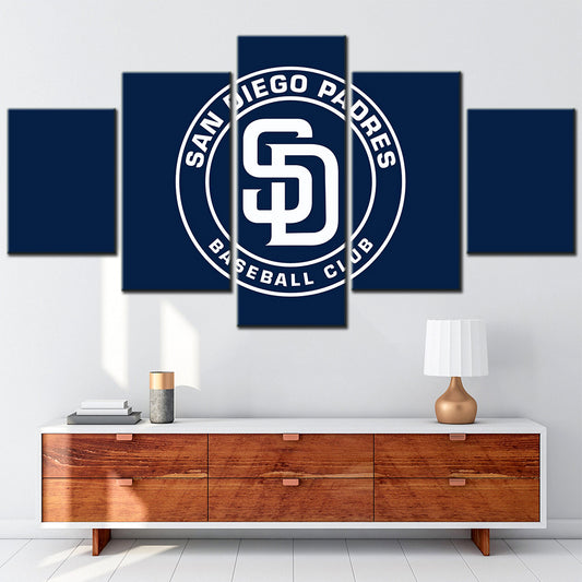 Baseball Wall Art - BB5032 - San Diego Padres - Baseball Poster - Baseball Canvas