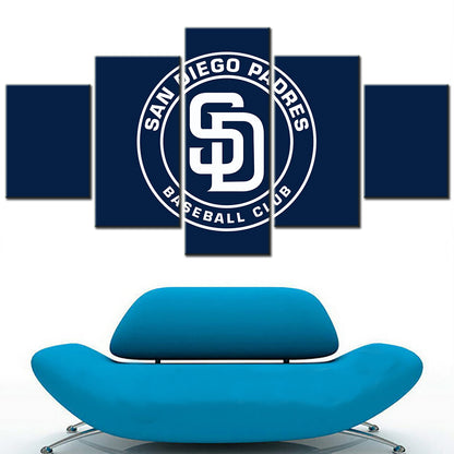 Baseball Wall Art - BB5032 - San Diego Padres - Baseball Poster - Baseball Canvas