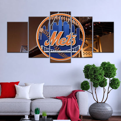 Baseball Canvas Wall Art - BB5044 - New York Mets