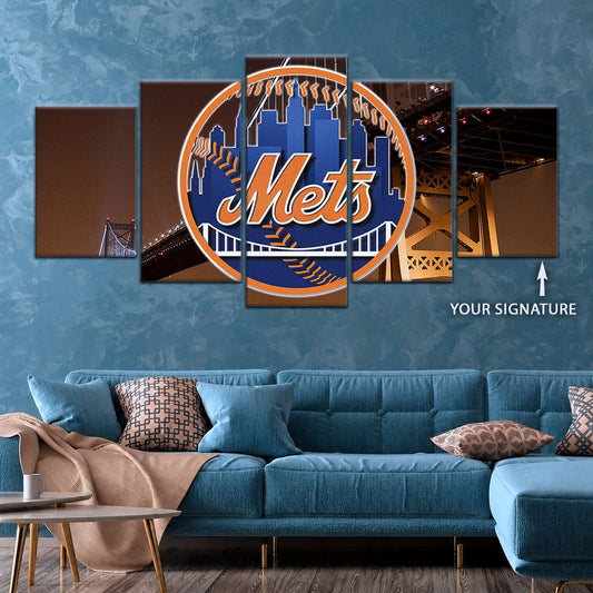 Baseball Canvas Wall Art - BB5044 - New York Mets
