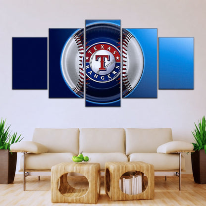Baseball Canvas Wall Art - BB5048 - Texas Rangers