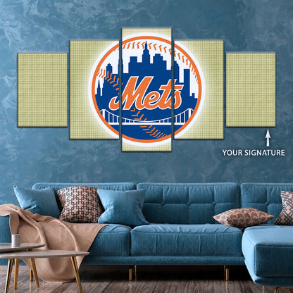 Baseball Canvas Wall Art - BB5049 - New York Mets