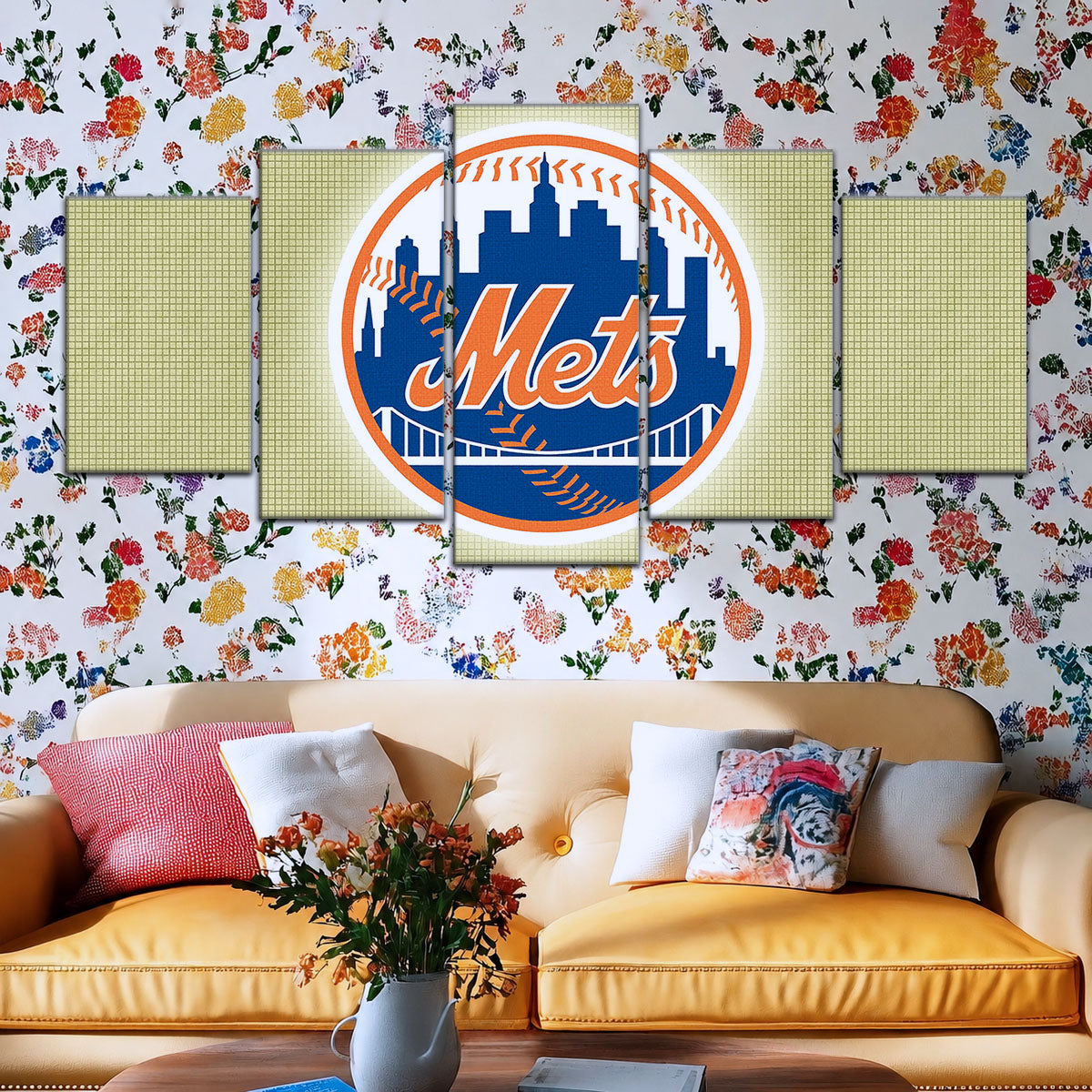Baseball Canvas Wall Art - BB5049 - New York Mets