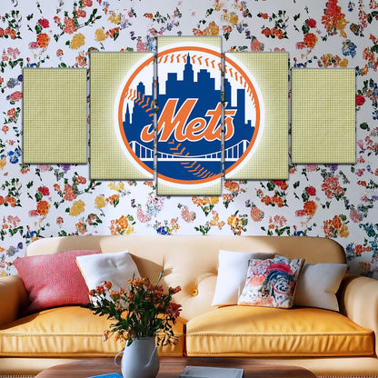 Baseball Canvas Wall Art - BB5049 - New York Mets