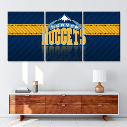 Basketball Wall Art - BK5029 - Denver Nuggets - Basketball Poster - Basketball Canvas